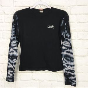 Easyriders Motorcyle Tyedye LongSleeve Cotton Top